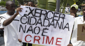 Foto: Protesto em Luanda - Maka Angola