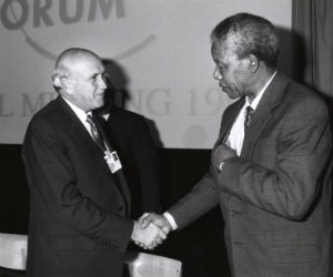 Nelson Mandela e Frederick de Klerk - Wikipedia 