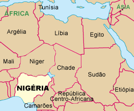 nigeria mapa