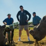 Yao foi à África para denunciar o massacre de rinocerontes e elefantes – Kristian Schmidt – Wild Aid