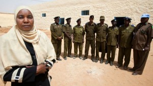Maria Gamous em Darfur - Foto: ONU 