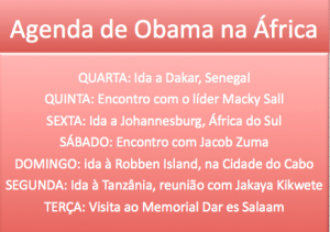 Agenda do Obama na África 