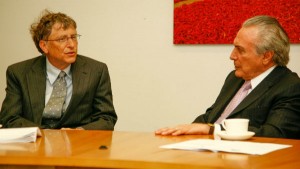 Encontro entre vice-presidente Michel Temer e Bill Gates, Presidente da Fundação Bill & Melinda Gates - Foto: Fernando Barberá