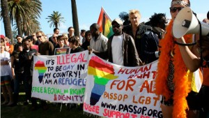 Protestos em defesa dos direitos dos homossexuais na Cidade do Cabo - Divulgação 
