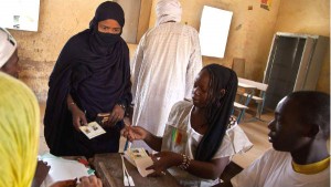 Segundo turno da eleição presidencial no Mali na região de Kidal. Foto: MINUSMA/Blagoje Grujic
