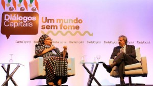 Leymah Gbowee e Lula em debate no Diálogos Capitais - Henrick Aikawa