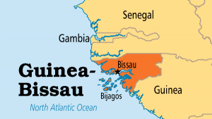 Mapa da Guiné Bissau 
