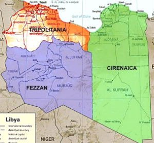 Libya mapa