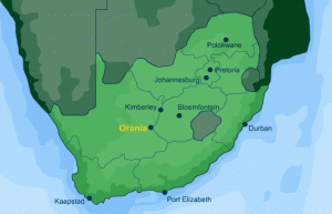 Mapa de Orania - Divulgação 