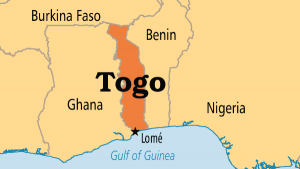 Mapa do Togo