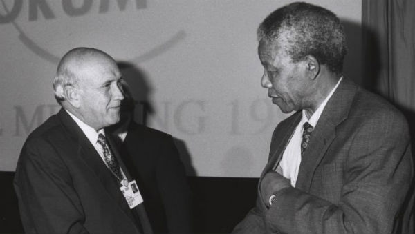 Frederik de Klerk e Nelson Mandela - Foto: Wikipedia 