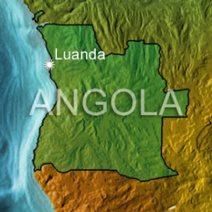Mapa de Angola - Divulgação 