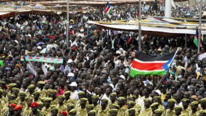 Celebração de independência do Sudão do Sul, em 9 de julho de 2011. Foto: Un News