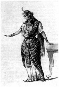 Representação de Balkis, a Rainha de Sabá, por Charles Gounod.