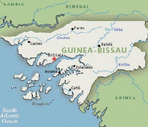 Mapa da Guiné Bissau