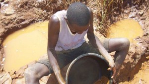 The use of mercury to extract gold poses health risks to artisanal miners. Photo: IRIN/Kenneth Odiwuor