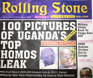 Exemplo de jornal de Uganda 