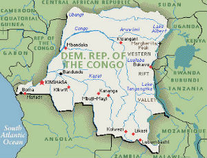 RDC mapa