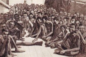 Ilustração da escravidão - ONU