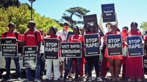 Marcha na Universidade da Cidade do Cabo, África do Sul - Divulgação 