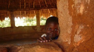 David Fernandes na aldeia de Messica em Moçambique