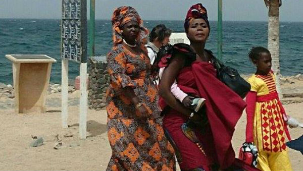 Foto de Celso Marcondes, em Gorée, Senegal 