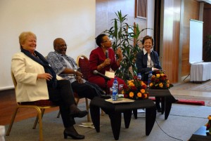 Gro Brundtland, Desmond Tutu, Graça Machel and Mary Robinson discussed how to help end child marriage.
