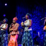 with Trio Teriba AFRICAN WOMEN ALL STARS at MONTREUX 50TH  photo Ueli Fray