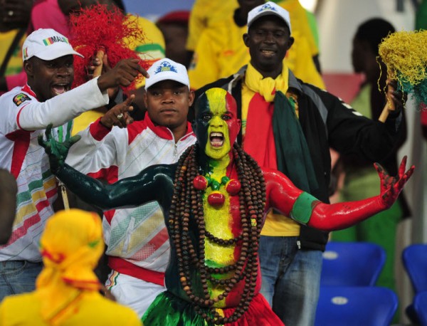 Mali fans during the 2017 Africa Cup of Nations Finals match between Uganda and Mali at the Oyem Stadium in Gabon on 25 January 2017 ©Samuel Shivambu/BackpagePix