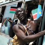 Celebrants arriving in Juba for South Sudan’s independence day festivities: “We must get to work right away,” said President Salva Kiir. Photograph: UN Photo / Paul Banks