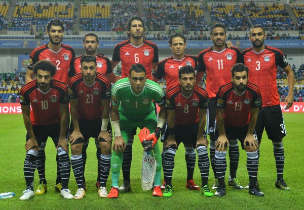 Egypt Team picture during the 2017 Africa Cup of Nations Finals Afcon SemiFinal match between Burkina Faso and Egypt at the Libreville Stadium in Gabon on 01 February 2017 ©Samuel Shivambu/BackpagePix