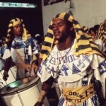 Cena do carnaval do “Faraó”, 1987 (Reprodução do filme de Ariel de Bigaut)