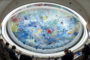 Conselho de Direitos Humanos da ONU, cuja sede fica em Genebra. Foto: ONU/Jean-Marc Ferré