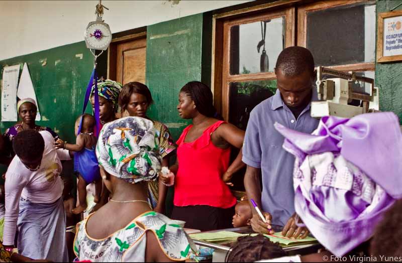 Saúde na Guiné-Bissau - Foto de Virginia Maria Yunes 