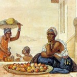 Debret – Negra Tatuada Vendendo Cajus – 1827