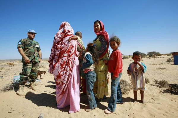 local population - western sahara. Photos by Martine Perret/UN