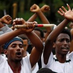 Protestos na Etiópia – Reprodução de Al Jazeera