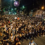 Manifestação nas ruas do centro do Rio de Janeiro – Mídia Ninja