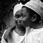 Crianças da foto: Kehinde e Tawo