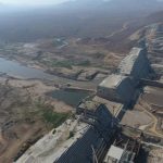 Foto aérea da barragem – DW