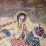 The Queen of Sheba Originally a wall painting in a church in Lalibela, Ethiopia, the piece is now in the collection of the National Museum in Addis Ababa, Ethiopia